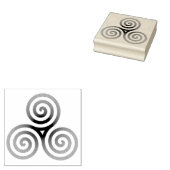 Celtic Tris Rubberstempel (Gestempeld)