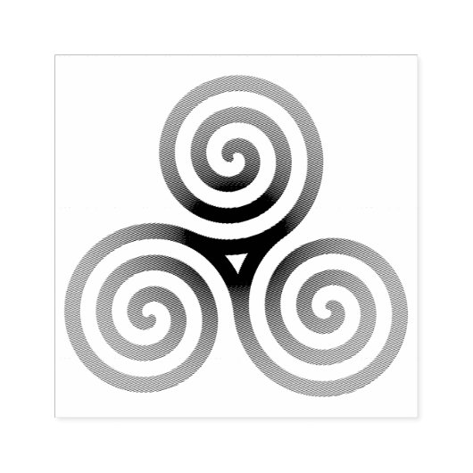 Celtic Tris Rubberstempel (Afrduk)