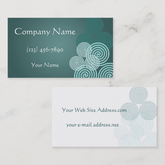 Celtic Tris Visitekaartje (Voorkant / Achterkant)