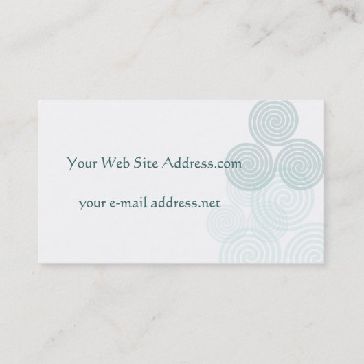 Celtic Tris Visitekaartje (Achterkant)