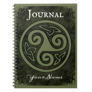 Celtic Trisangers or Triskelion Notitieboek Journa