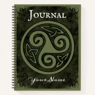 Celtic Trisangers or Triskelion Notitieboek Journa
