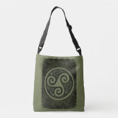 Celtic Trisangers Triskelion Crossbody Tas (Achterkant)
