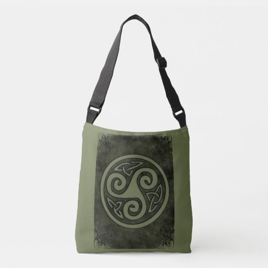 Celtic Trisangers Triskelion Crossbody Tas (Voorkant)