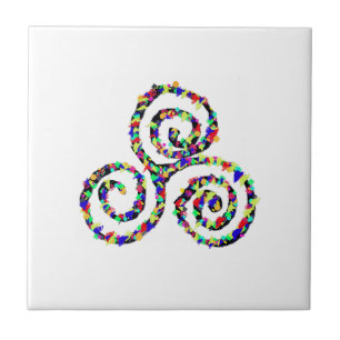 Celtic TrisemmerStrength Power Symbol Tegeltje