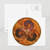 celtic trisĭ gold briefkaart (Voorkant / Achterkant)