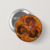 celtic trisĭ gold ronde button 5,7 cm (Voorkant /achterkant)