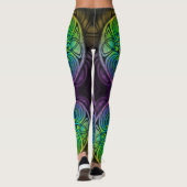 Celtic Triskele bunte Leggings (Achterkant)