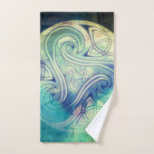 Celtic Triskele Handtücher und Waschlappen Bad Handdoek (Handdoek)