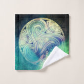 Celtic Triskele Handtücher und Waschlappen Bad Handdoek (Wasdoekje)