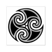 Celtic Triskele-Ornament Zelfinktende Stempel (Design)