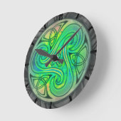 Celtic Triskele Uhr Ronde Klok (Hoek)