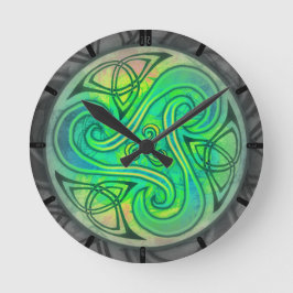 Celtic Triskele Uhr Ronde Klok