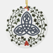 Celtic Triskele with Holly and Ivy Ornament (Voorkant)