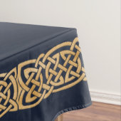 Celtic Triskelion (blauw) Aangepast Tafelkleed (Voorbeeld)