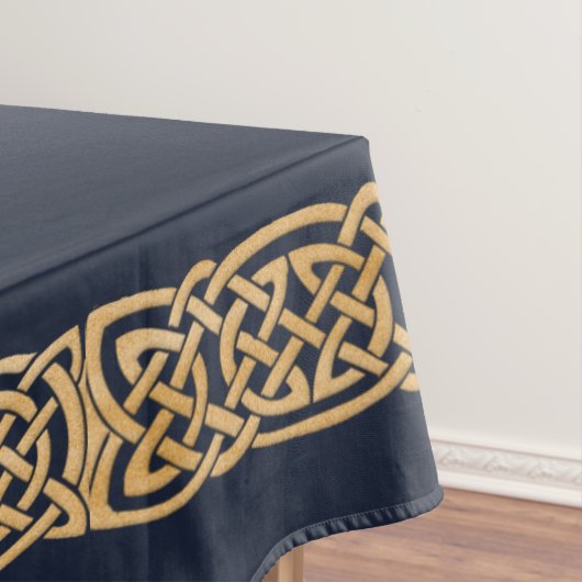 Celtic Triskelion (blauw) Aangepast Tafelkleed (Voorbeeld)