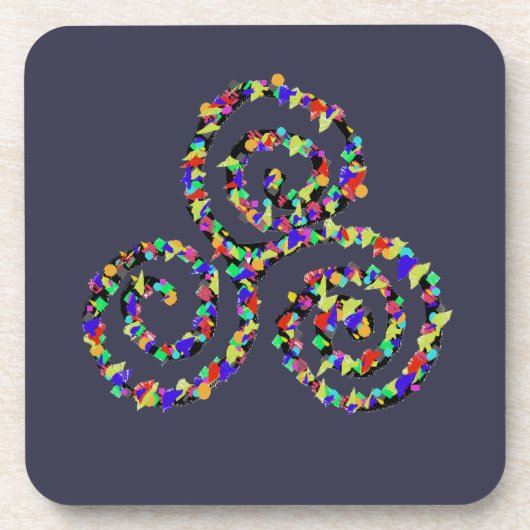 Celtic Triskelion Sterkte Bier Onderzetter (Voorkant)
