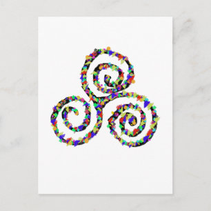 Celtic Triskelion Sterkte Briefkaart