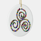 Celtic Triskelion Sterkte Keramisch Ornament (Rechts)