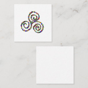 Celtic Triskelion Sterkte Klassieke Informatiekaartje