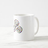 Celtic Triskelion Sterkte Koffiemok (Voorkant rechts)