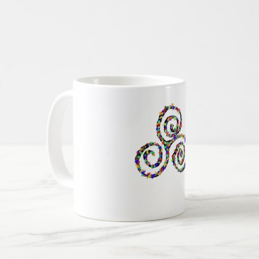 Celtic Triskelion Sterkte Koffiemok (Voorkant links)