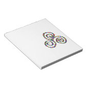 Celtic Triskelion Sterkte Notitieblok (Schuin)