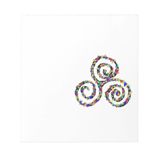 Celtic Triskelion Sterkte Notitieblok (Voorkant)