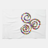 Celtic Triskelion Sterkte Theedoek (Horizontaal)