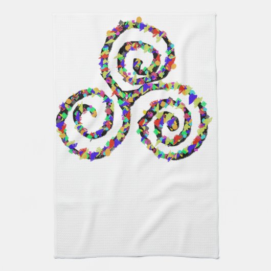 Celtic Triskelion Sterkte Theedoek (Verticaal)