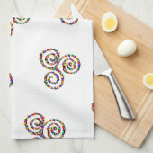 Celtic Triskelion Sterkte Theedoek (Quarter Fold)