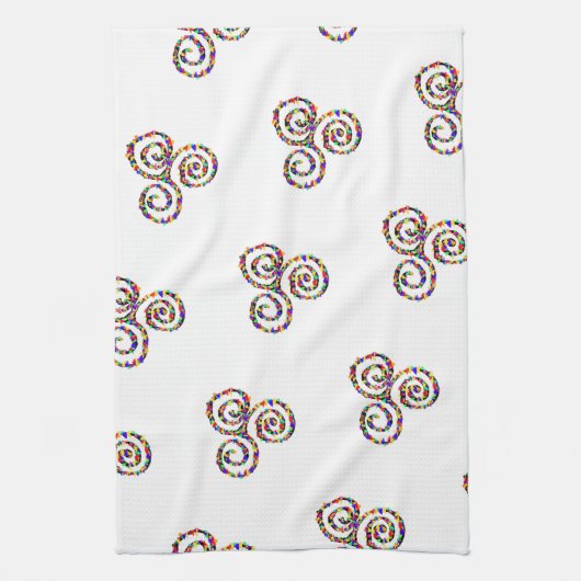 Celtic Triskelion Sterkte Theedoek (Verticaal)
