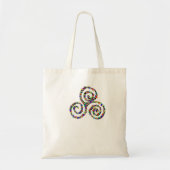 Celtic Triskelion Sterkte Tote Bag (Voorkant)
