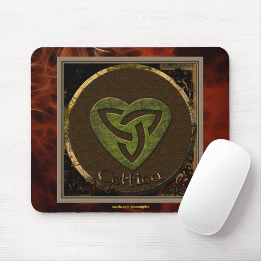 Celtic Triskellion-styled Irish-lover Mousemat Muismat (Met muis)