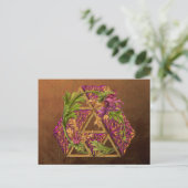 Celtic Triskels Ornamental Briefkaart (Staand voorkant)