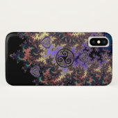 Celtic Triskratal Heart Knots iPhone Case (Achterkant (horizontaal))