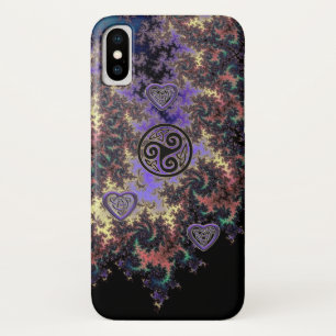 Celtic Triskratal Heart Knots iPhone Case