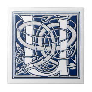 Celtic U monogram Tegeltje