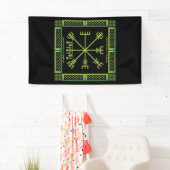 Celtic Vegvisir Banner (Insitu)
