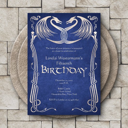 Celtic Viking Dragon verjaardag Kaart