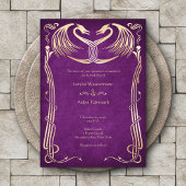 Celtic Viking Dragon Wedding Kaart