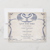 Celtic Viking Dragon Wedding Save The Date (Voorkant)