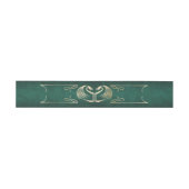 Celtic Viking Dragon Wedding Uitnodigingen Wikkel (Vlak)