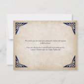 Celtic Viking Fantasy Wedding Bedankkaart (Achterkant)