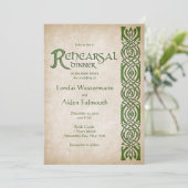 Celtic Viking Fantasy Wedding Kaart (Staand voorkant)