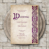 Celtic Viking Fantasy Wedding Kaart
