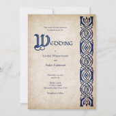 Celtic Viking Fantasy Wedding Kaart (Voorkant)