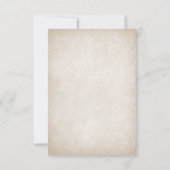 Celtic Viking Fantasy Wedding RSVP Kaartje (Achterkant)