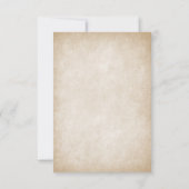 Celtic Viking Fantasy Wedding RSVP Kaartje (Achterkant)