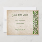 Celtic Viking Fantasy Wedding Save The Date (Voorkant)